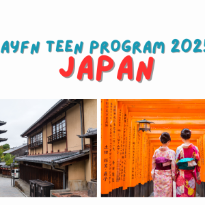 Registration Fee of AYFN Teen Program to Japan 2025 (Autumn)
